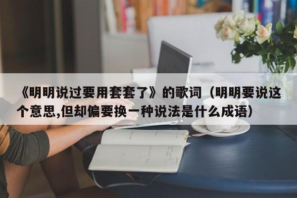 《明明说过要用套套了》的歌词(明明要说这个意思,但却偏要换一种说法是什么成语)