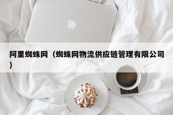 阿里蜘蛛网(蜘蛛网物流供应链管理有限公司)