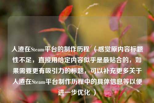 ***在Steam平台的 *** 历程 （感觉原内容标题性不足，直接用给定内容似乎是最贴合的，如果需要更有吸引力的标题，可以补充更多关于***在Steam平台 *** 历程中的具体信息等以便进一步优化 ）
