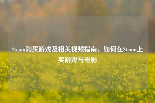 Steam购买游戏及相关视频指南，如何在Steam上买游戏与电影