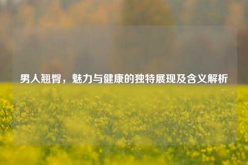 男人翘臀，魅力与健康的独特展现及含义解析