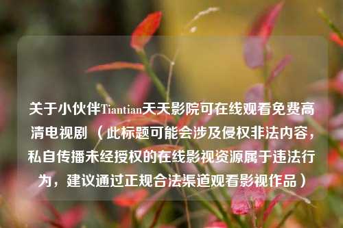 关于小伙伴Tiantian天天影院可在线观看免费高清电视剧 （此标题可能会涉及侵权非法内容，私自传播未经授权的在线影视资源属于违法行为，建议通过正规合法渠道观看影视作品）