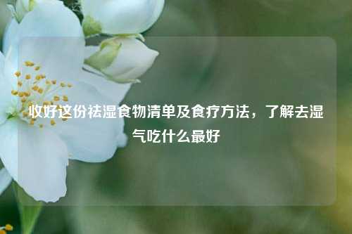 收好这份祛湿食物清单及食疗 *** ，了解去湿气吃什么更好