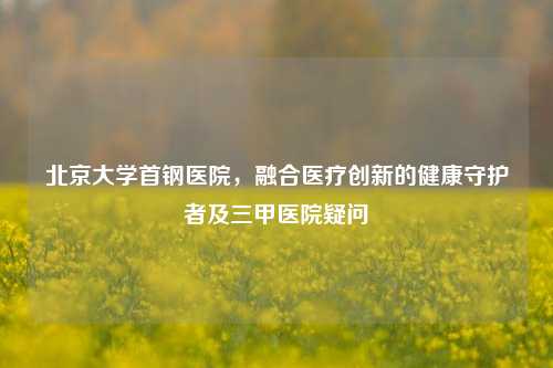北京大学首钢医院，融合医疗创新的健康守护者及三甲医院疑问