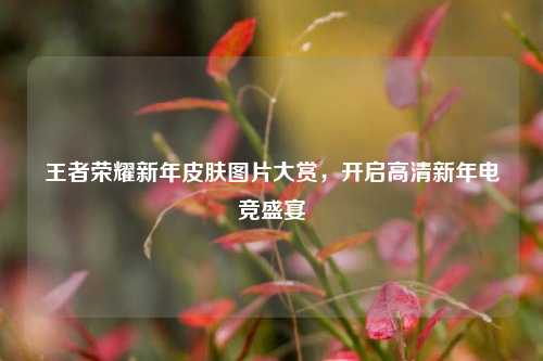 王者荣耀新年皮肤图片大赏，开启高清新年电竞盛宴