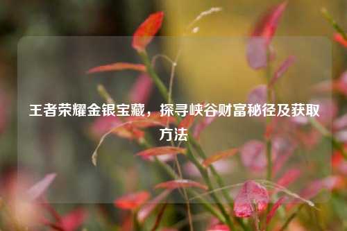 王者荣耀金银宝藏，探寻峡谷财富秘径及获取 *** 