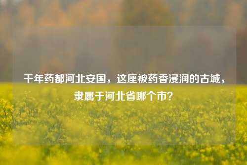 千年药都河北安国，这座被药香浸润的古城，隶属于河北省哪个市？