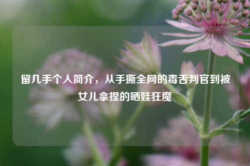 留几手个人简介，从手撕全网的毒舌判官到被女儿拿捏的晒娃狂魔