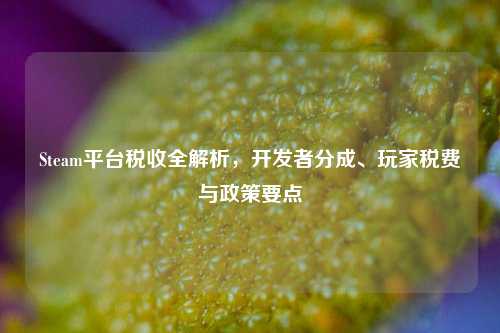 Steam平台税收全解析,开发者分成、玩家税费与政策要点