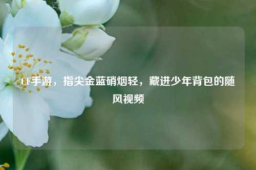CF手游，指尖金蓝硝烟轻，藏进少年背包的随风视频