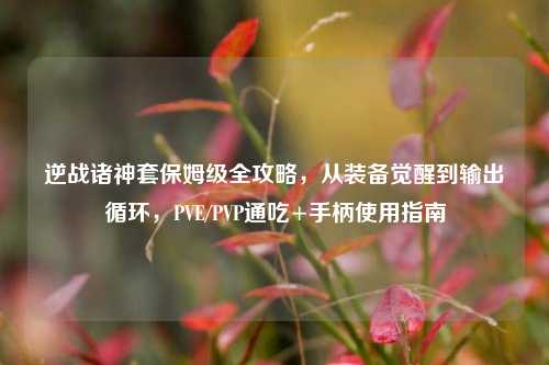 逆战诸神套保姆级全攻略,从装备觉醒到输出循环,PVE/PVP通吃+手柄使用指南