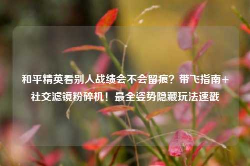 和平精英看别人战绩会不会留痕?带飞指南+社交滤镜粉碎机!最全姿势隐藏玩法速戳