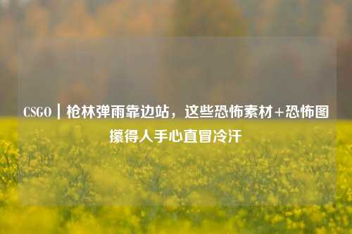 CSGO|枪林弹雨靠边站,这些恐怖素材+恐怖图攥得人手心直冒冷汗