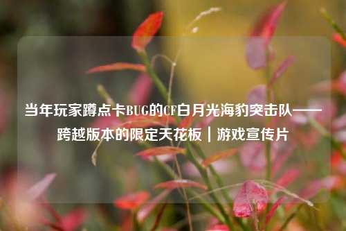 当年玩家蹲点卡BUG的CF白月光海豹突击队——跨越版本的限定天花板|游戏宣传片